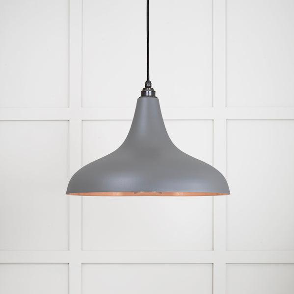 Smooth Copper Frankley Pendant in Bluff | From The Anvil-Ceiling Pendants-Yester Home