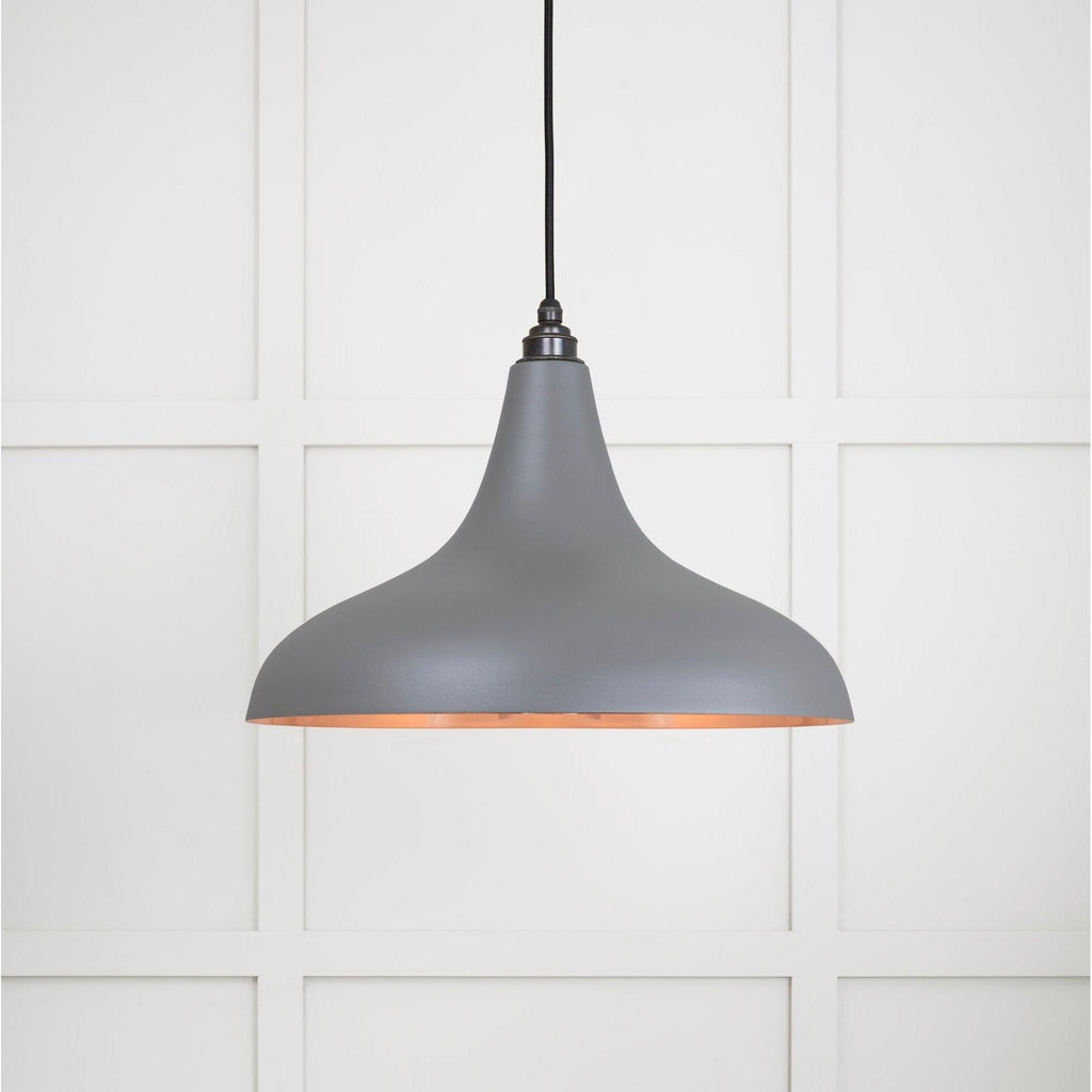Smooth Copper Frankley Pendant in Bluff | From The Anvil-Ceiling Pendants-Yester Home