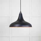 Smooth Copper Frankley Pendant in Elan Black | From The Anvil-Ceiling Pendants-Yester Home