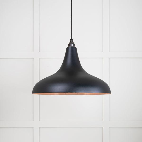 Smooth Copper Frankley Pendant in Elan Black | From The Anvil-Ceiling Pendants-Yester Home
