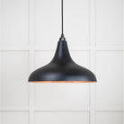 Smooth Copper Frankley Pendant in Elan Black | From The Anvil-Ceiling Pendants-Yester Home
