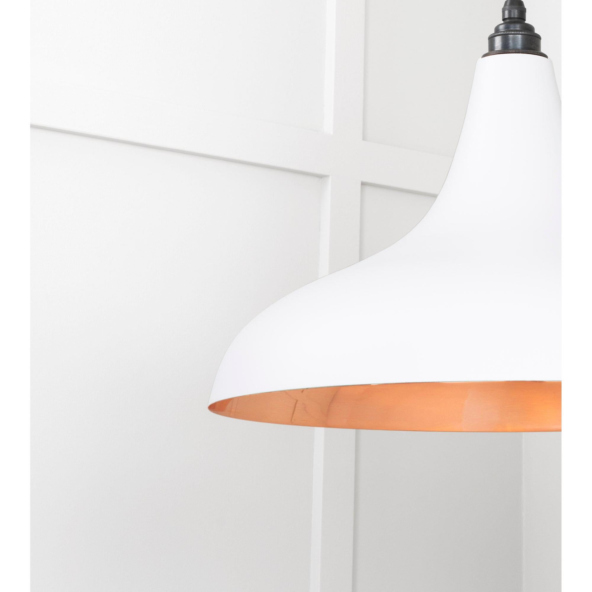 Smooth Copper Frankley Pendant in Flock | From The Anvil - Ceiling Lights - From The Anvil - Yester Home