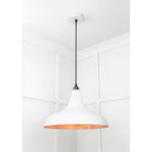 Smooth Copper Frankley Pendant in Flock | From The Anvil-Ceiling Pendants-Yester Home