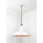 Smooth Copper Frankley Pendant in Flock | From The Anvil-Ceiling Pendants-Yester Home