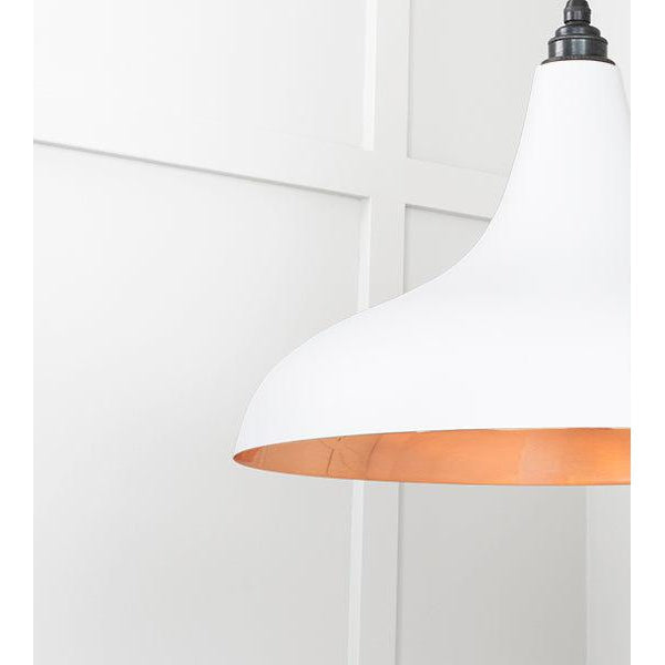 Smooth Copper Frankley Pendant in Flock | From The Anvil-Ceiling Pendants-Yester Home