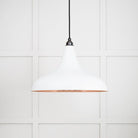 Smooth Copper Frankley Pendant in Flock | From The Anvil-Ceiling Pendants-Yester Home
