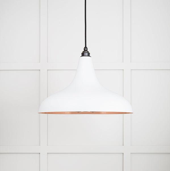 Smooth Copper Frankley Pendant in Flock | From The Anvil-Ceiling Pendants-Yester Home