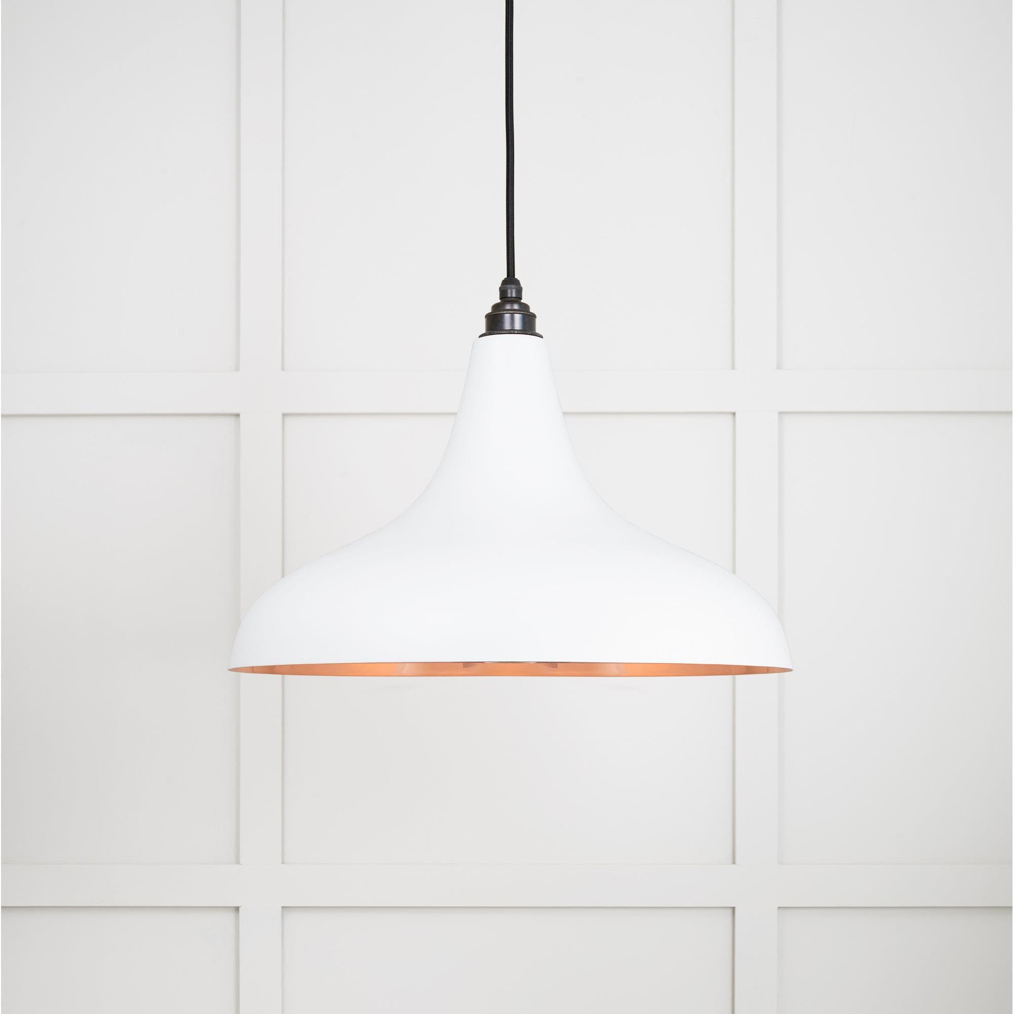 Smooth Copper Frankley Pendant in Flock | From The Anvil - Ceiling Lights - From The Anvil - Yester Home