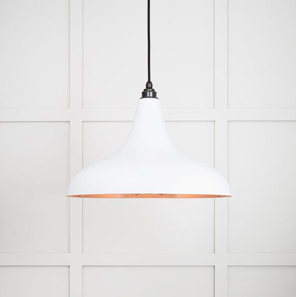 Smooth Copper Frankley Pendant in Flock | From The Anvil-Ceiling Pendants-Yester Home