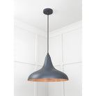 Smooth Copper Frankley Pendant in Slate | From The Anvil - Ceiling Lights - From The Anvil - Yester Home