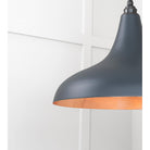 Smooth Copper Frankley Pendant in Soot | From The Anvil - Ceiling Lights - From The Anvil - Yester Home