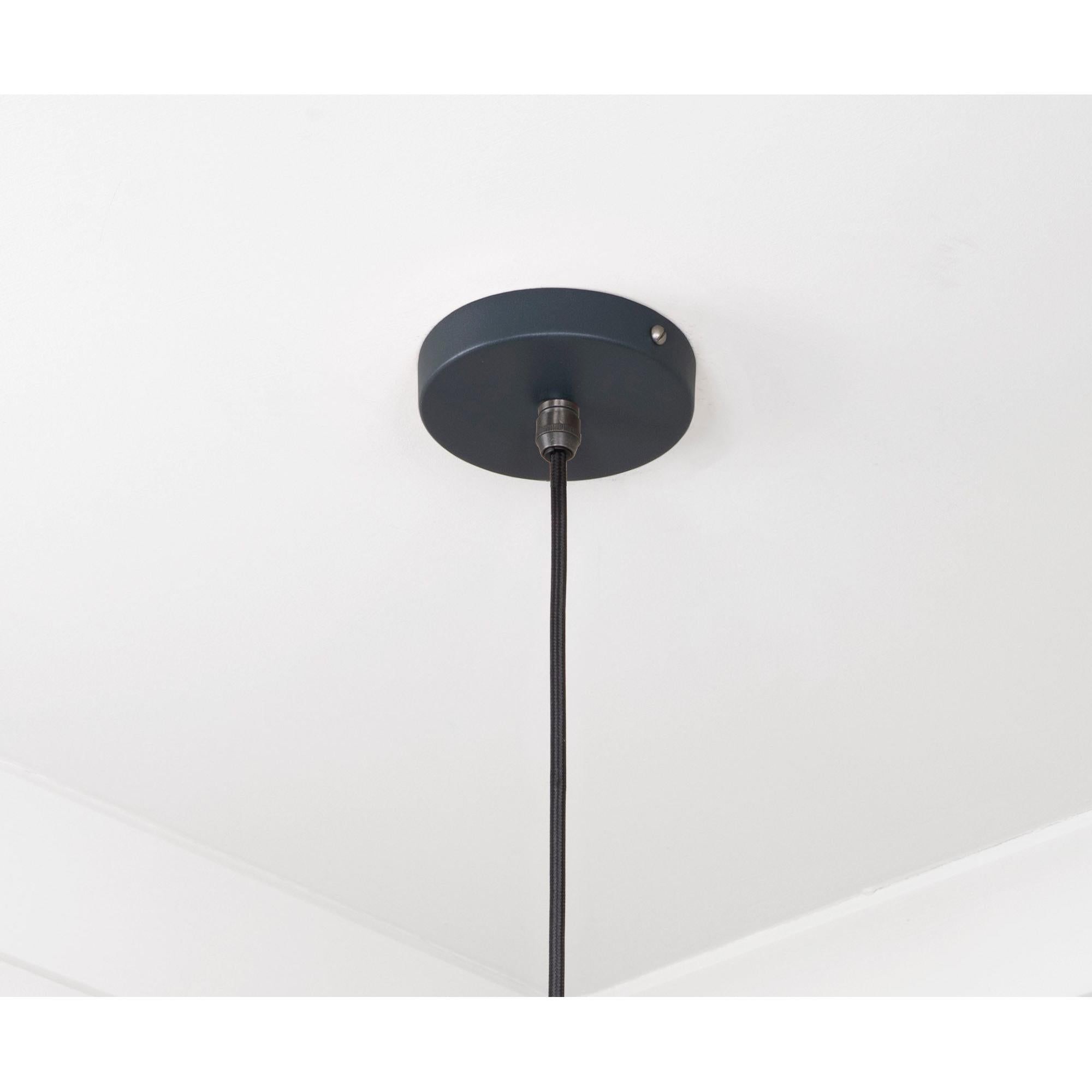 Smooth Copper Frankley Pendant in Soot | From The Anvil - Ceiling Lights - From The Anvil - Yester Home
