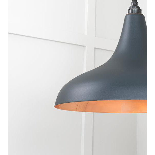 Smooth Copper Frankley Pendant in Soot | From The Anvil-Ceiling Pendants-Yester Home
