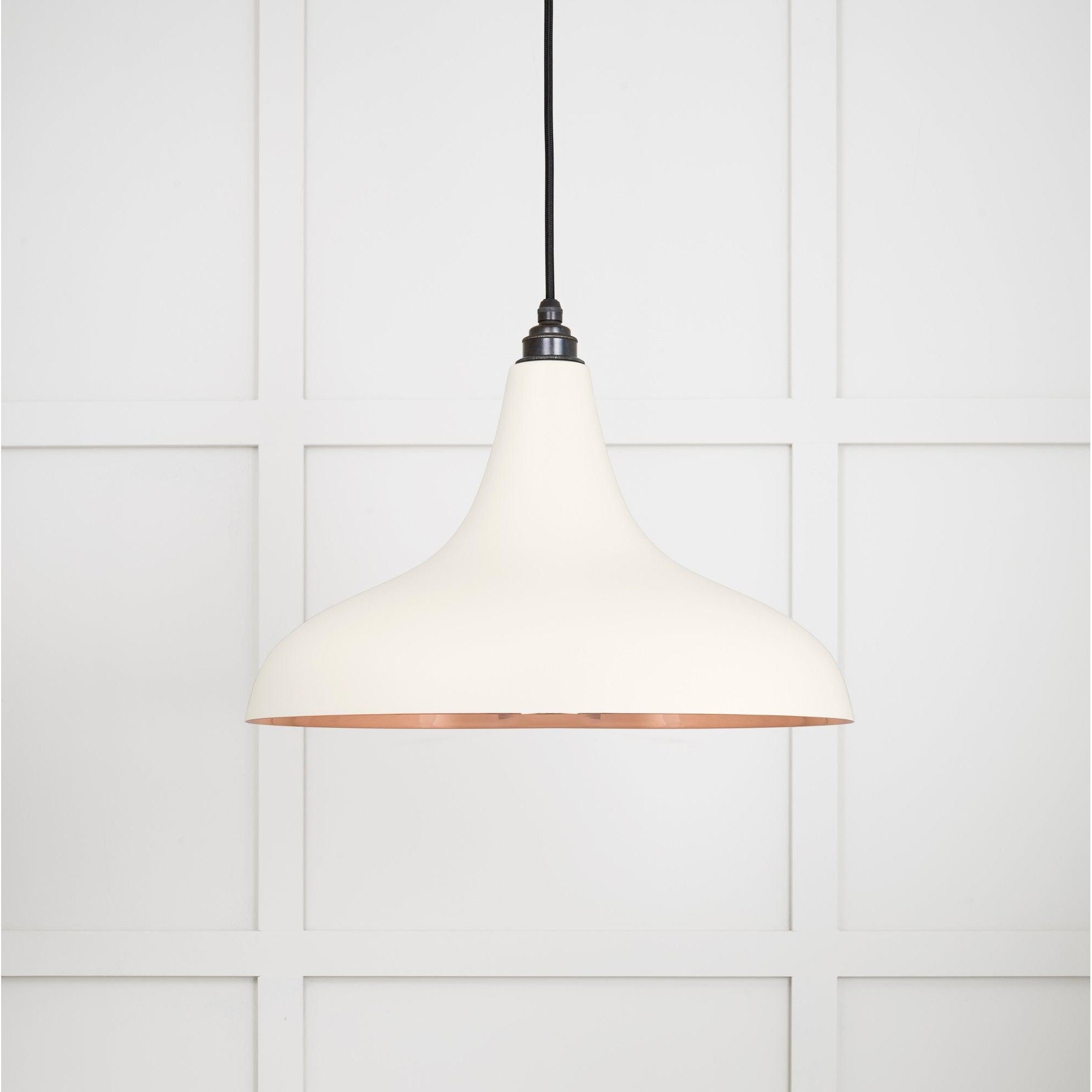 Smooth Copper Frankley Pendant in Teasel | From The Anvil-Ceiling Pendants-Yester Home