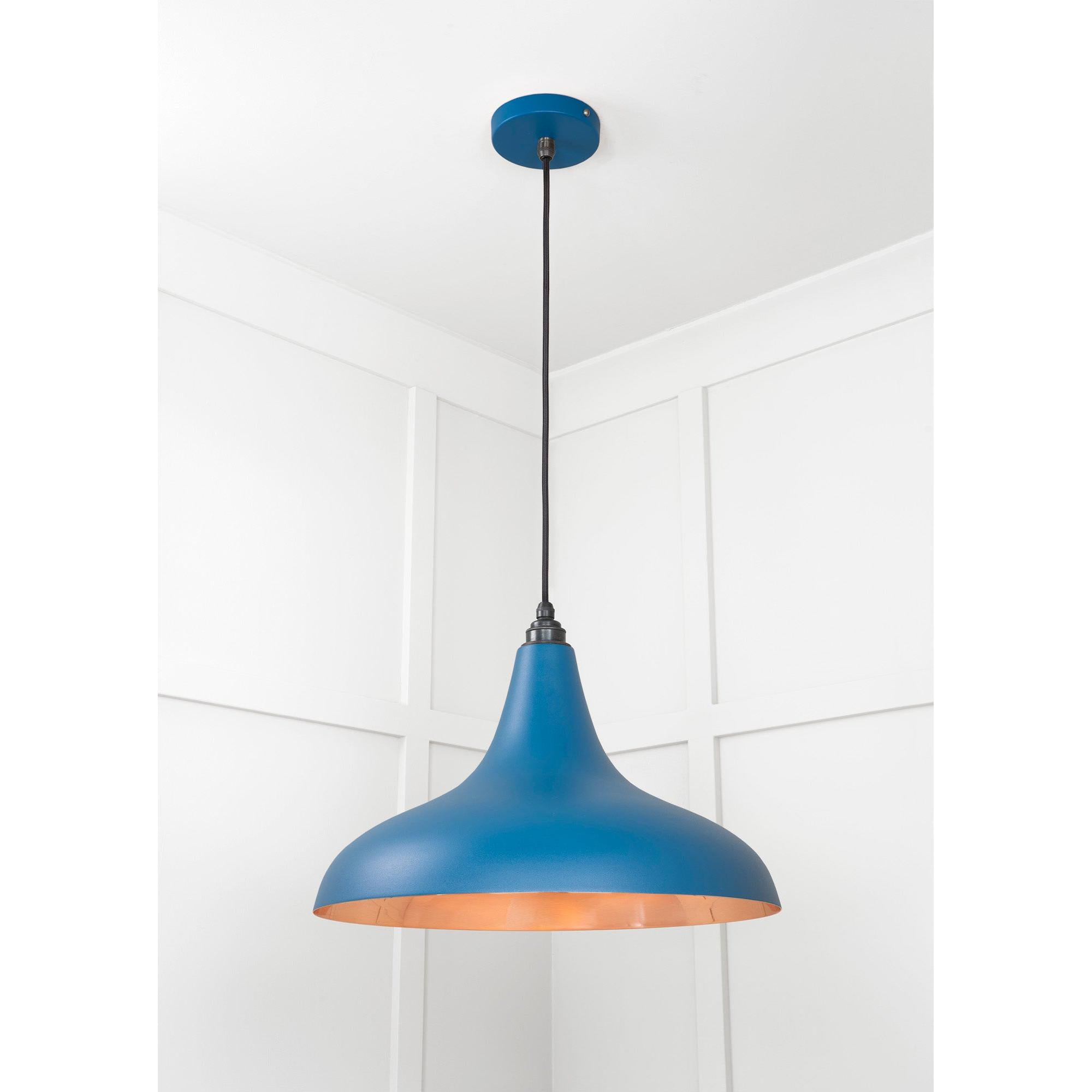 Smooth Copper Frankley Pendant in Upstream | From The Anvil - Ceiling Lights - From The Anvil - Yester Home