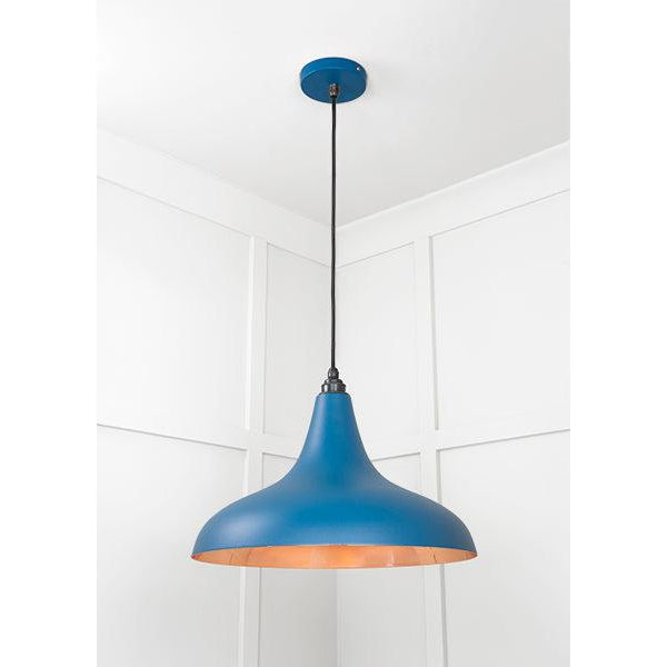 Smooth Copper Frankley Pendant in Upstream | From The Anvil-Ceiling Pendants-Yester Home