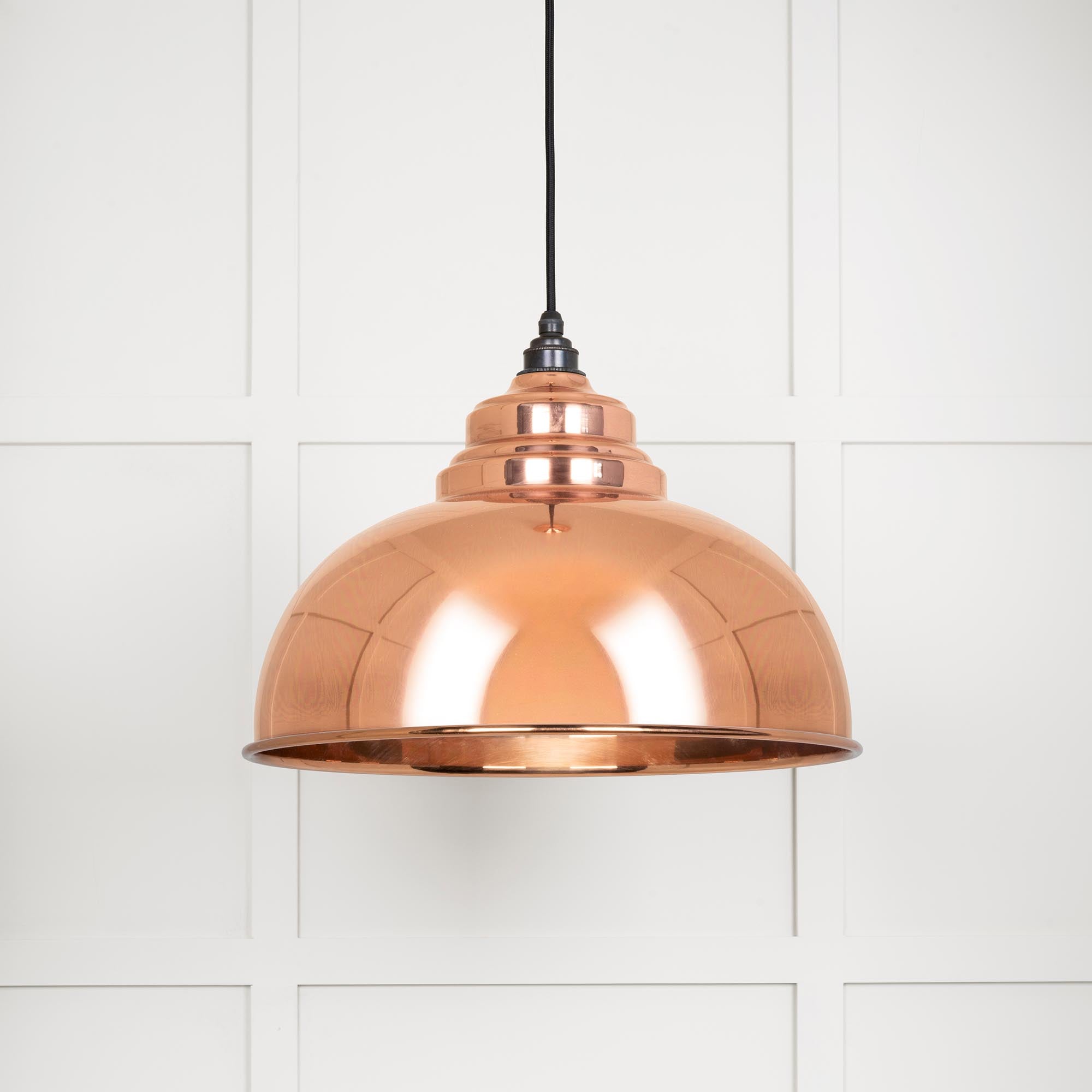 Smooth Copper Harborne Pendant | From The Anvil - Harborne - From The Anvil - Yester Home