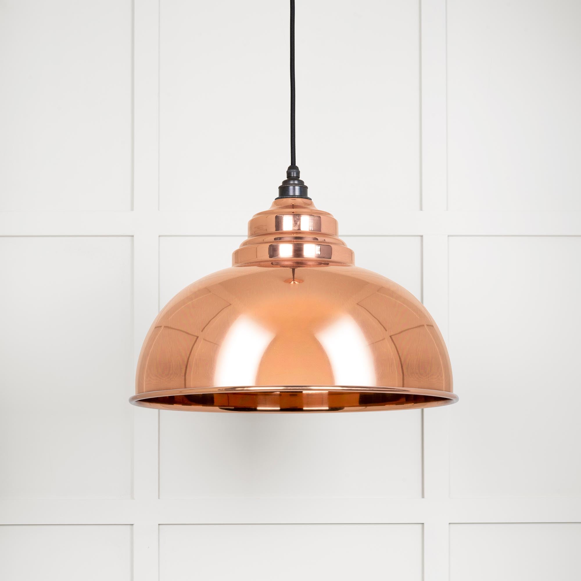 Smooth Copper Harborne Pendant | From The Anvil - Harborne - From The Anvil - Yester Home