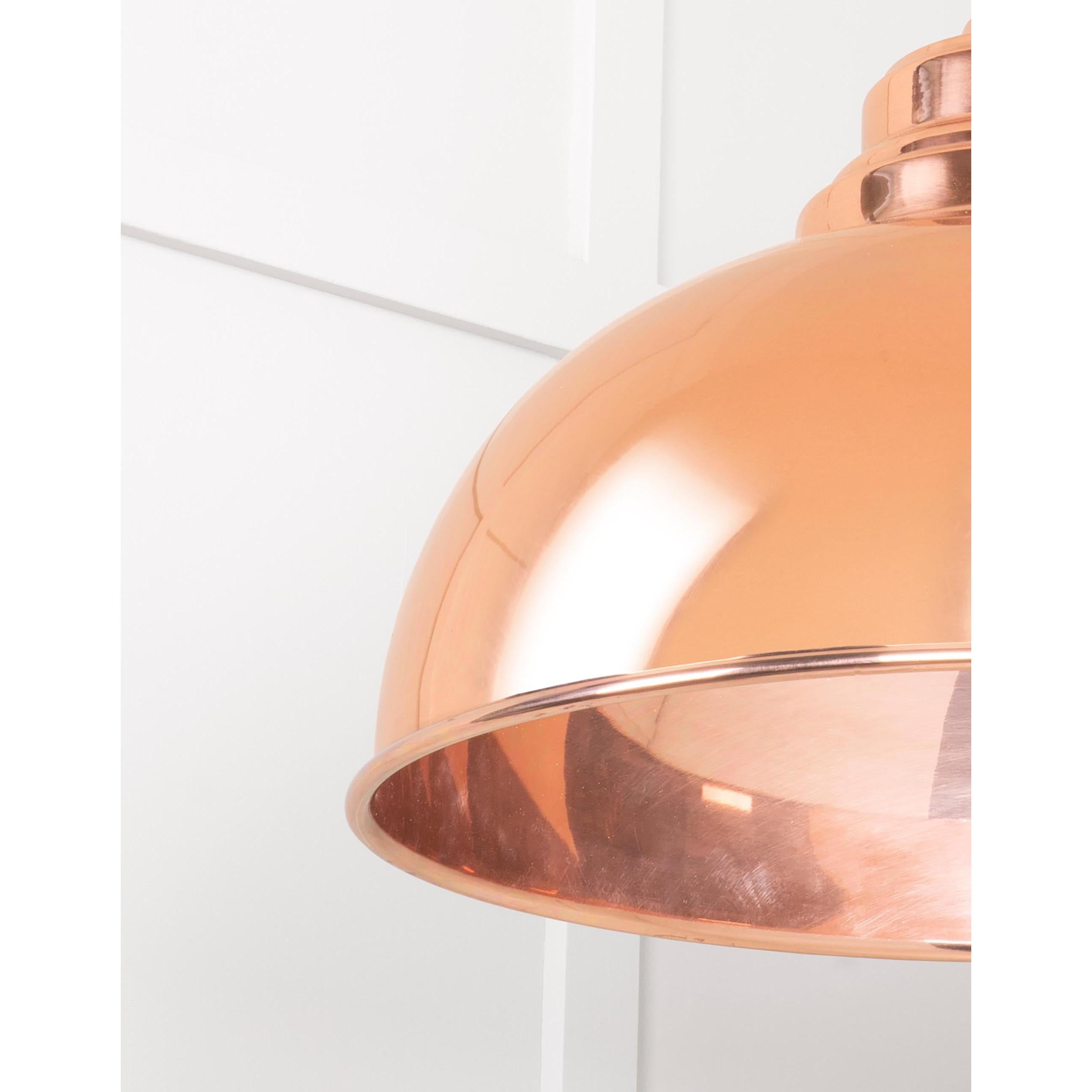 Smooth Copper Harborne Pendant | From The Anvil - Harborne - From The Anvil - Yester Home
