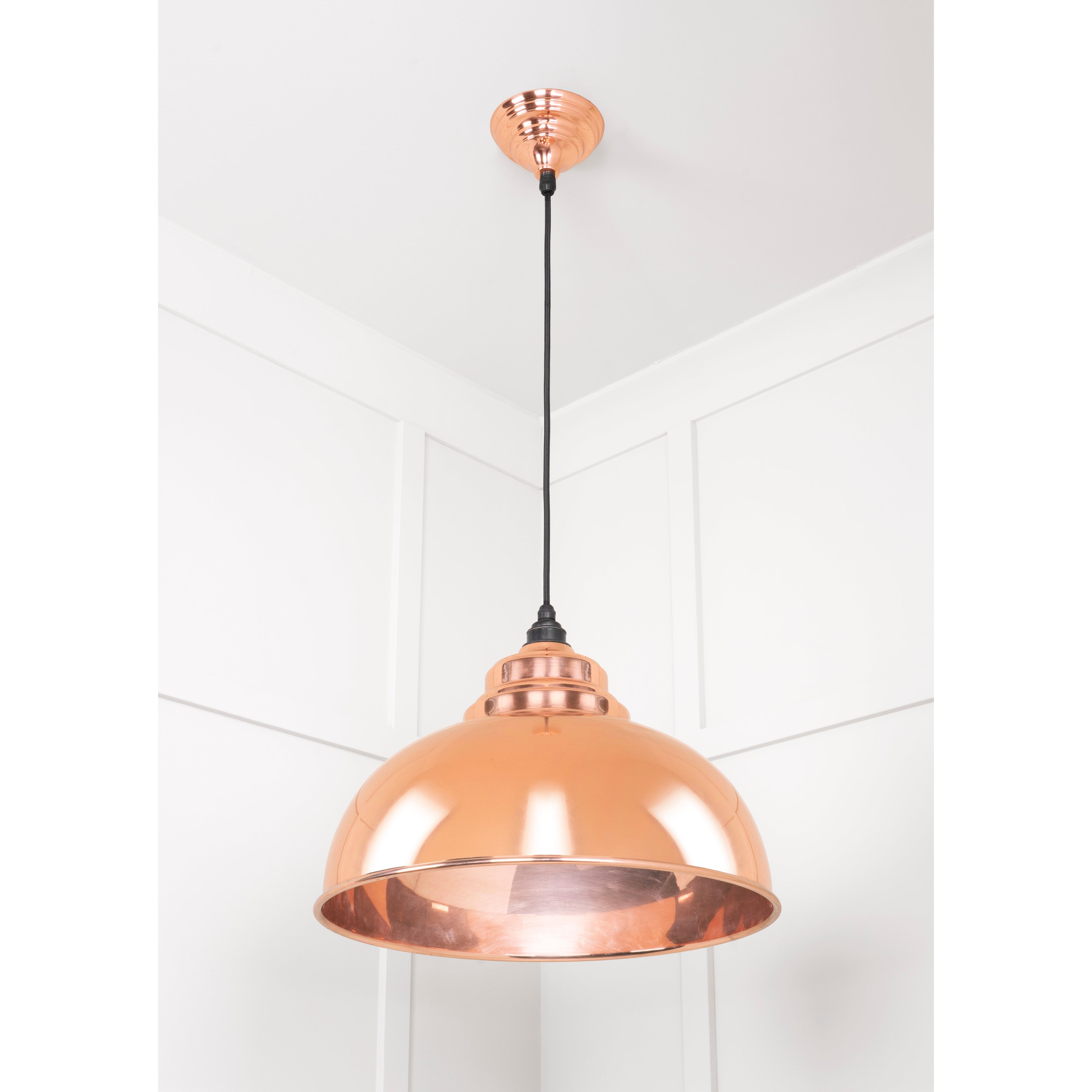 Smooth Copper Harborne Pendant | From The Anvil-Harborne-Yester Home