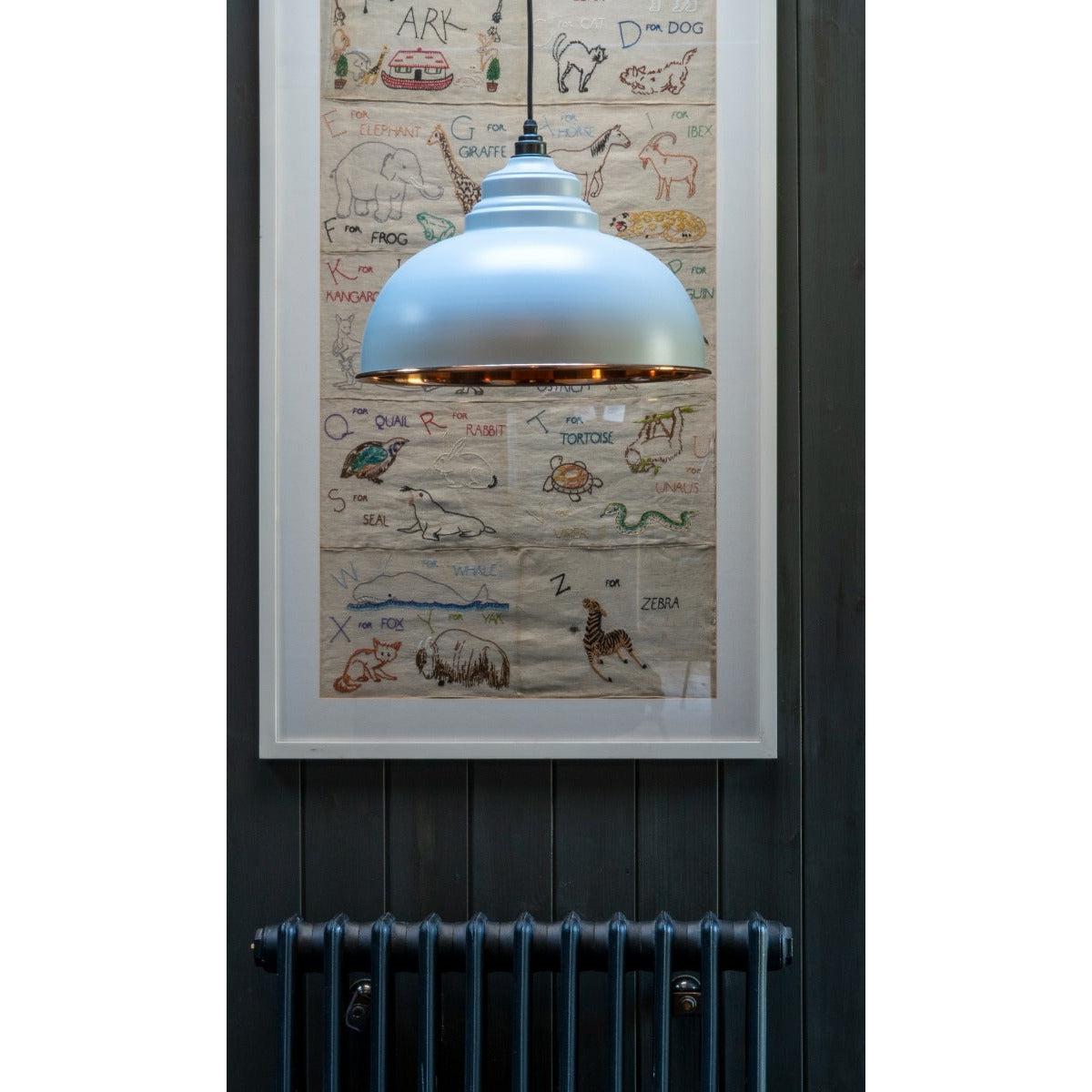 Smooth Copper Harborne Pendant in Birch | From The Anvil-Harborne-Yester Home