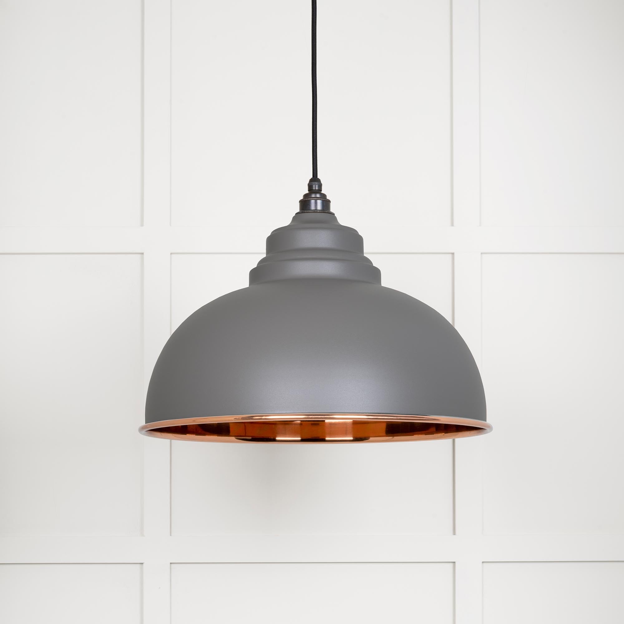 Smooth Copper Harborne Pendant in Bluff | From The Anvil - Harborne - From The Anvil - Yester Home