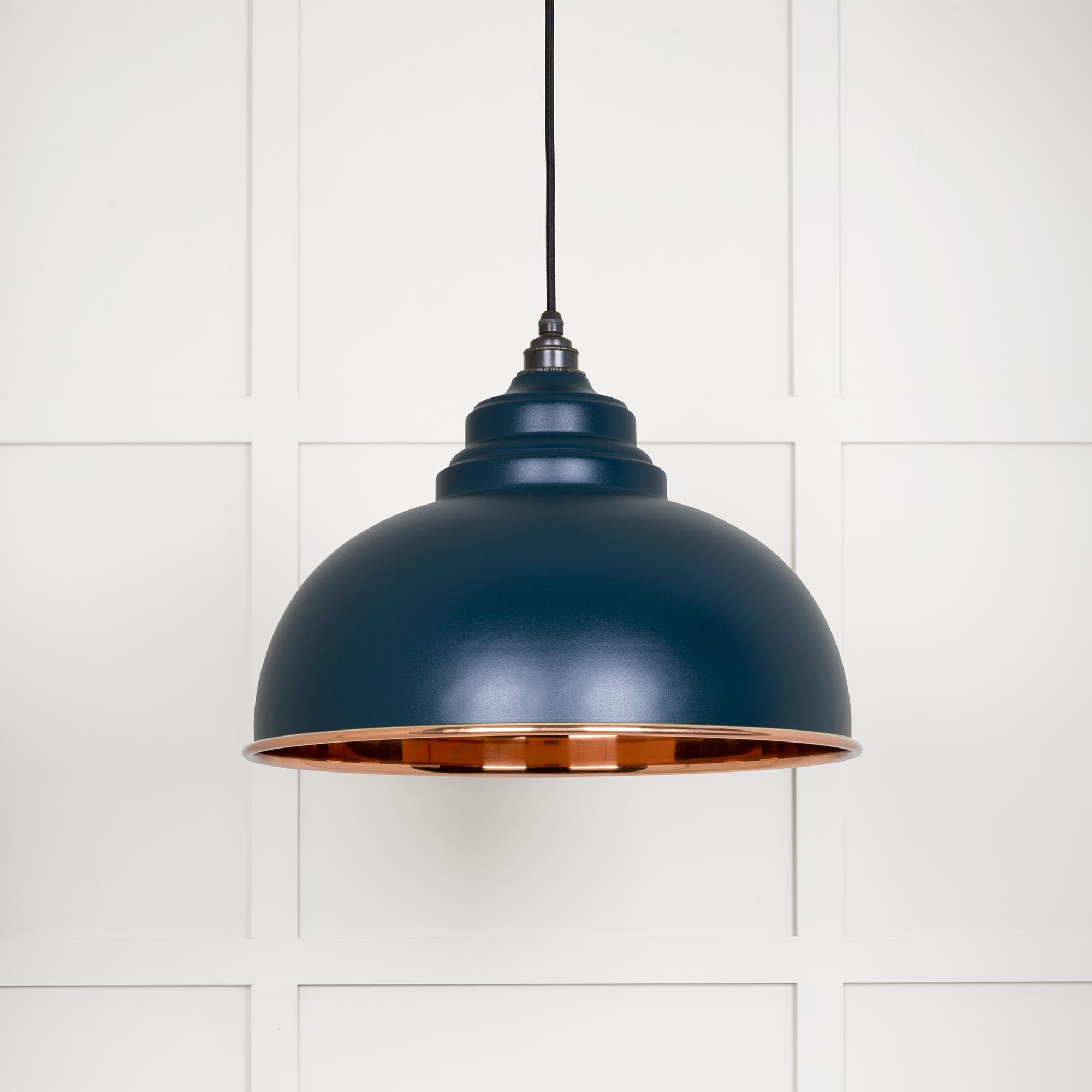 Smooth Copper Harborne Pendant in Dusk | From The Anvil - Harborne - From The Anvil - Yester Home