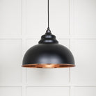 Smooth Copper Harborne Pendant in Elan Black | From The Anvil - Harborne - From The Anvil - Yester Home