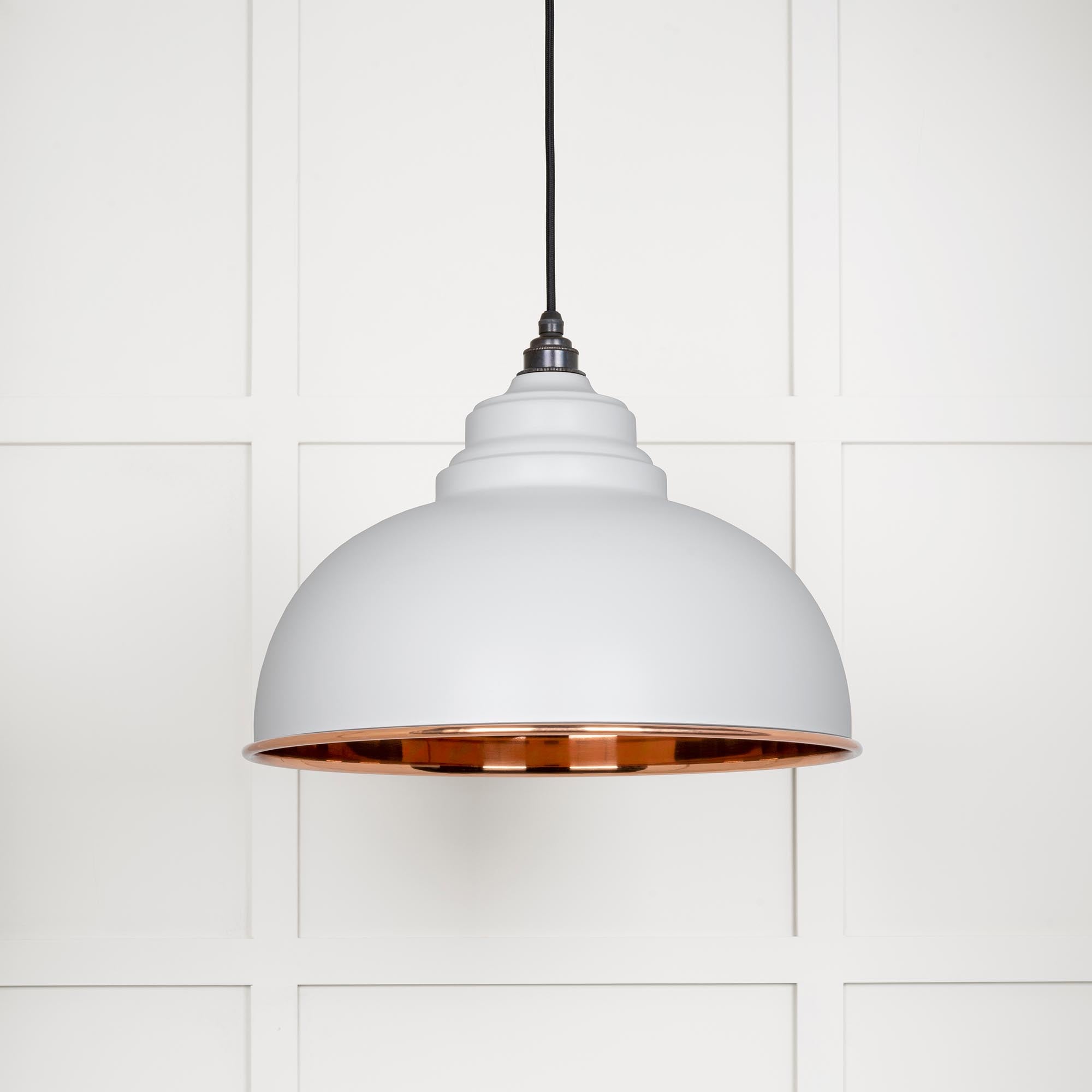 Smooth Copper Harborne Pendant in Flock | From The Anvil - Harborne - From The Anvil - Yester Home