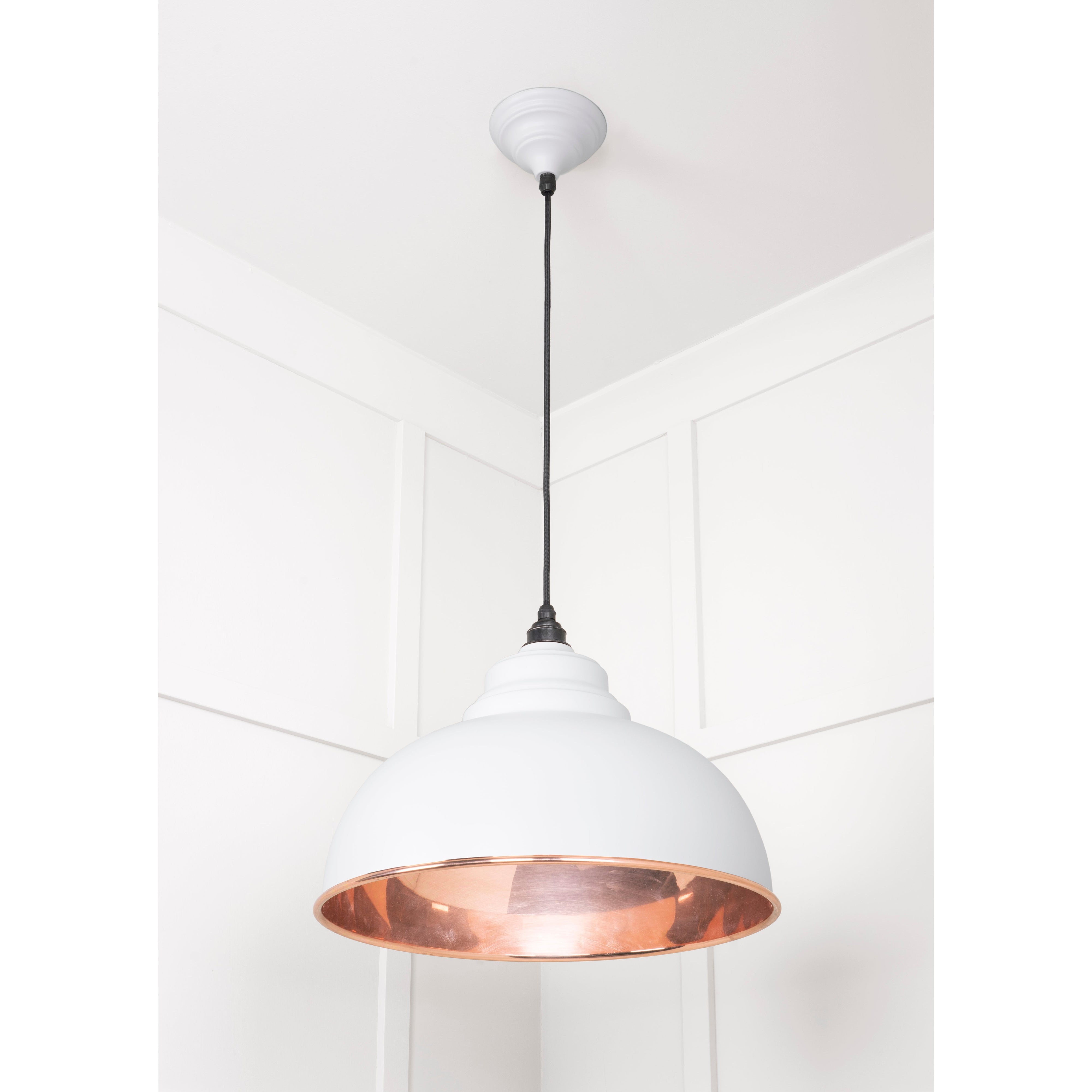 Smooth Copper Harborne Pendant in Flock | From The Anvil-Harborne-Yester Home