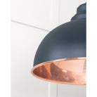 Smooth Copper Harborne Pendant in Soot | From The Anvil - Harborne - From The Anvil - Yester Home
