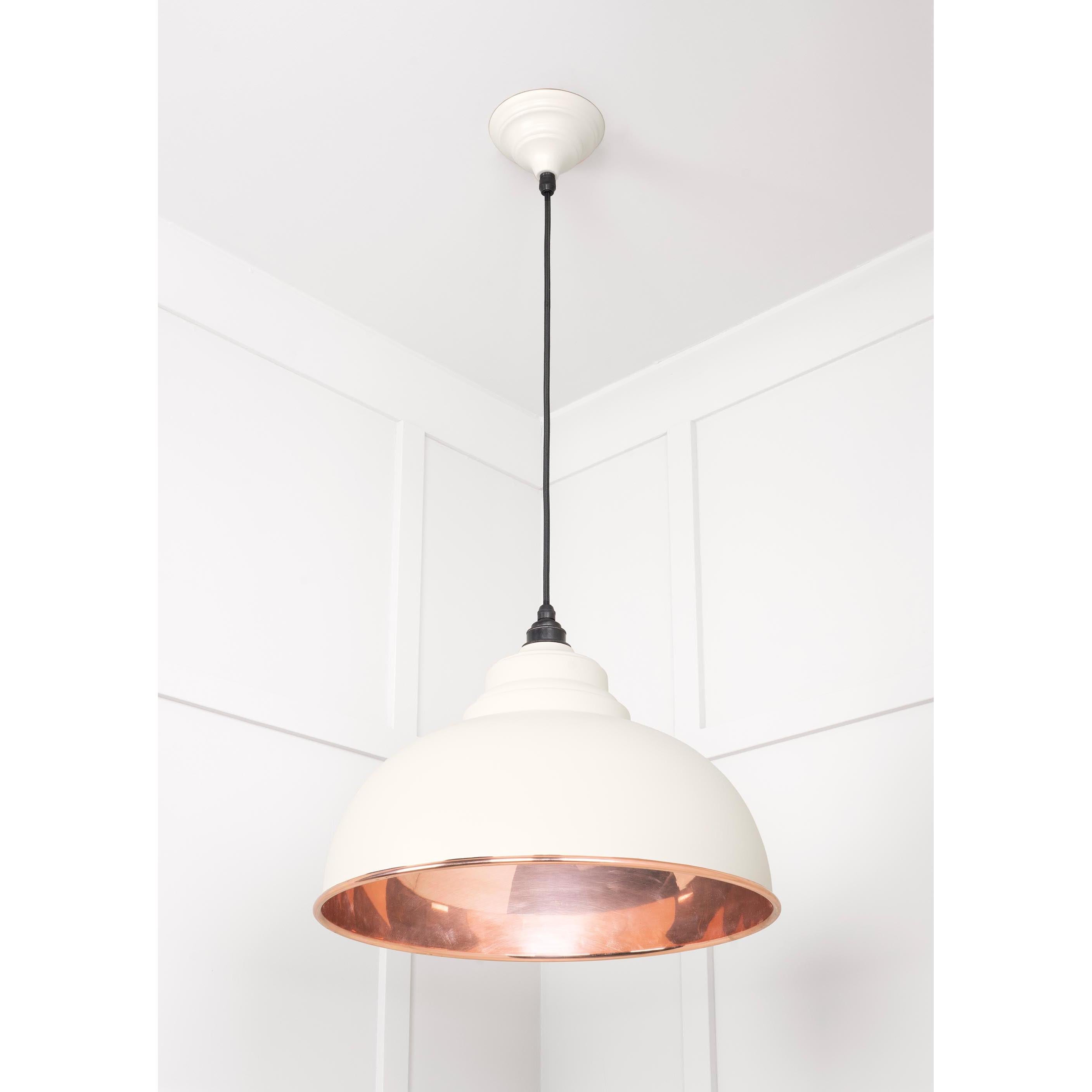 Smooth Copper Harborne Pendant in Teasel | From The Anvil - Harborne - From The Anvil - Yester Home