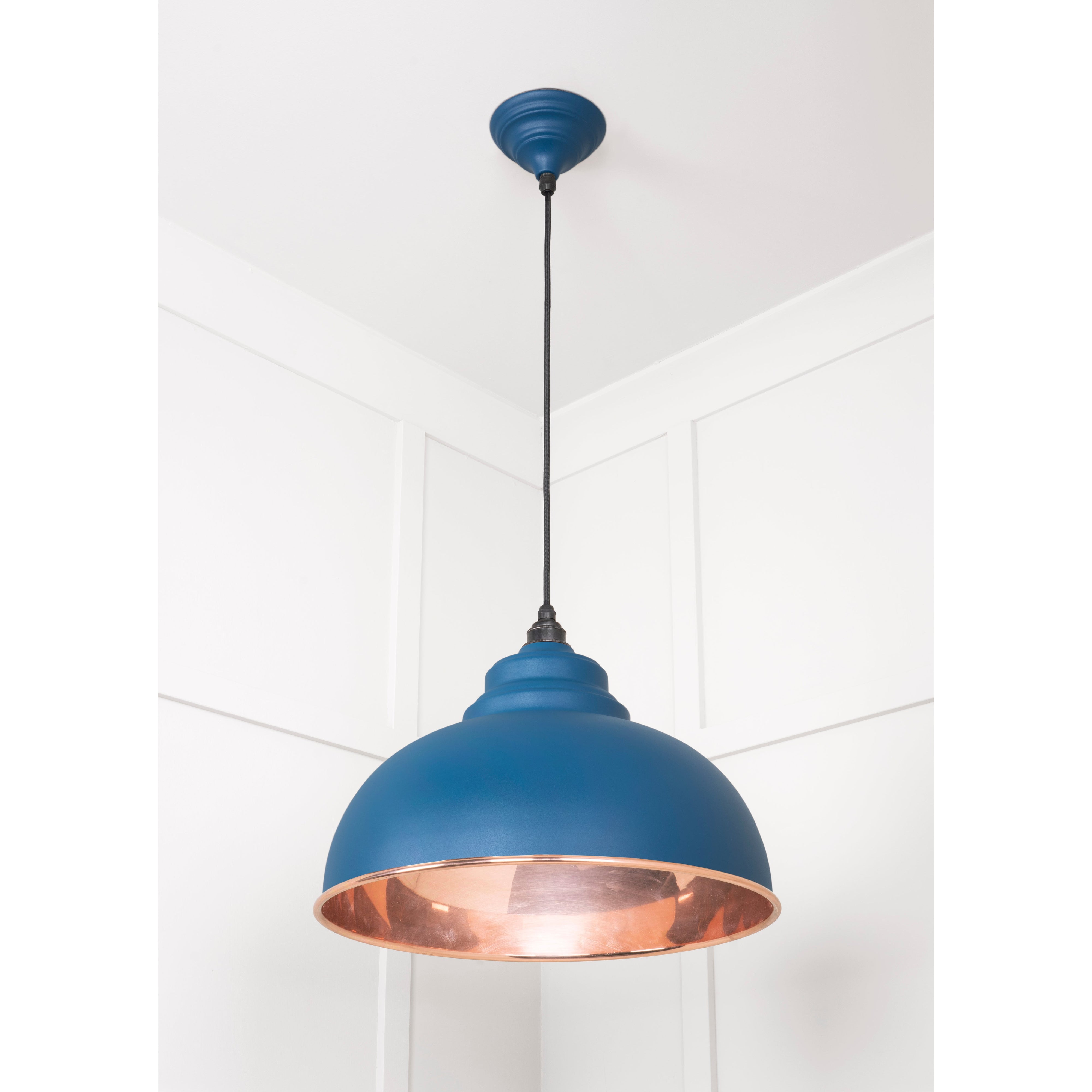 Smooth Copper Harborne Pendant in Upstream | From The Anvil-Harborne-Yester Home
