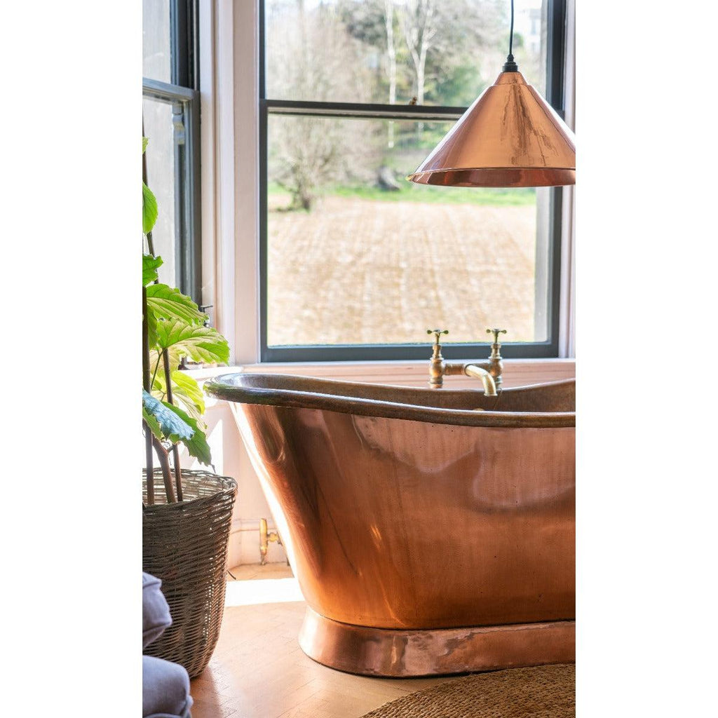 Smooth Copper Hockley Pendant | From The Anvil