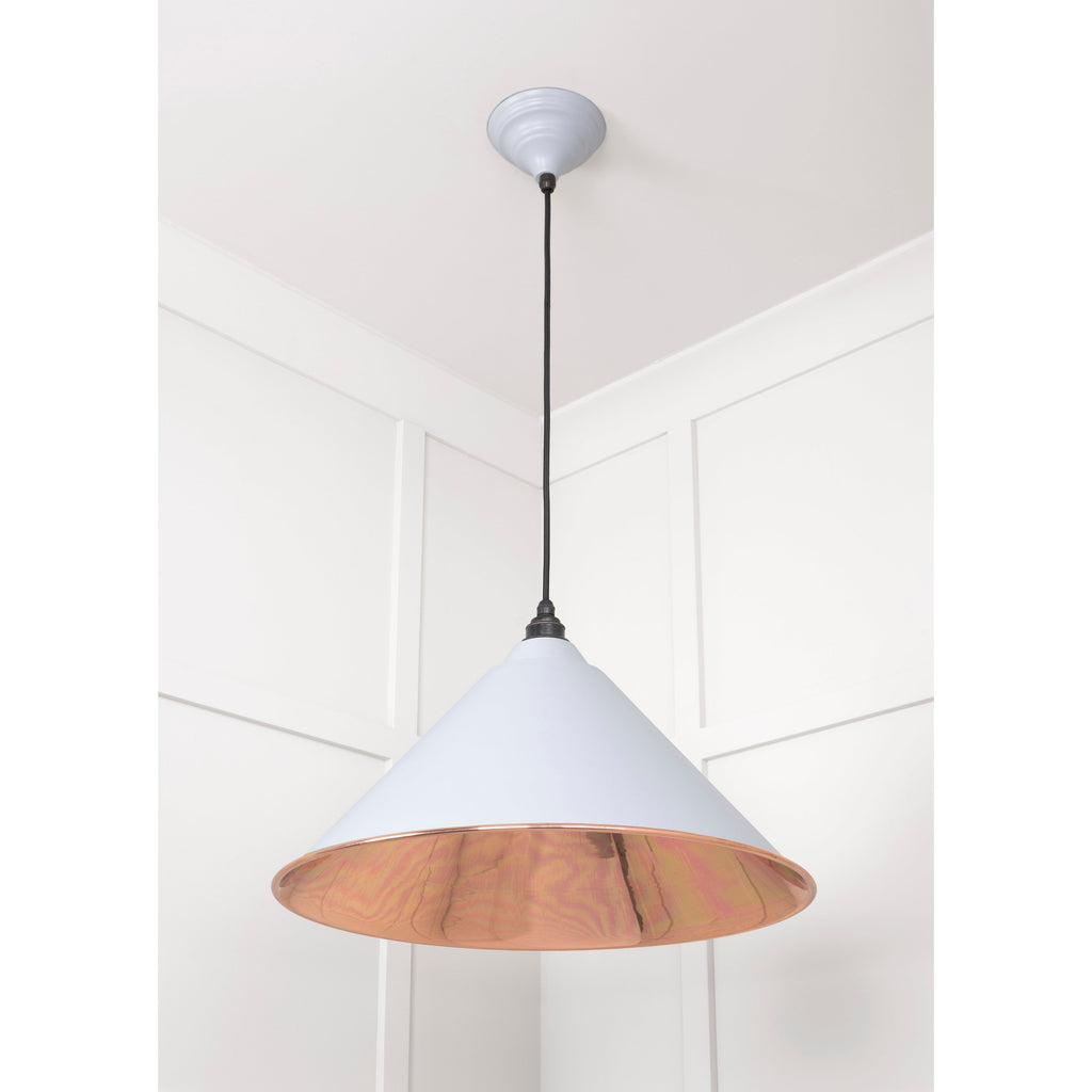 Smooth Copper Hockley Pendant in Birch | From The Anvil