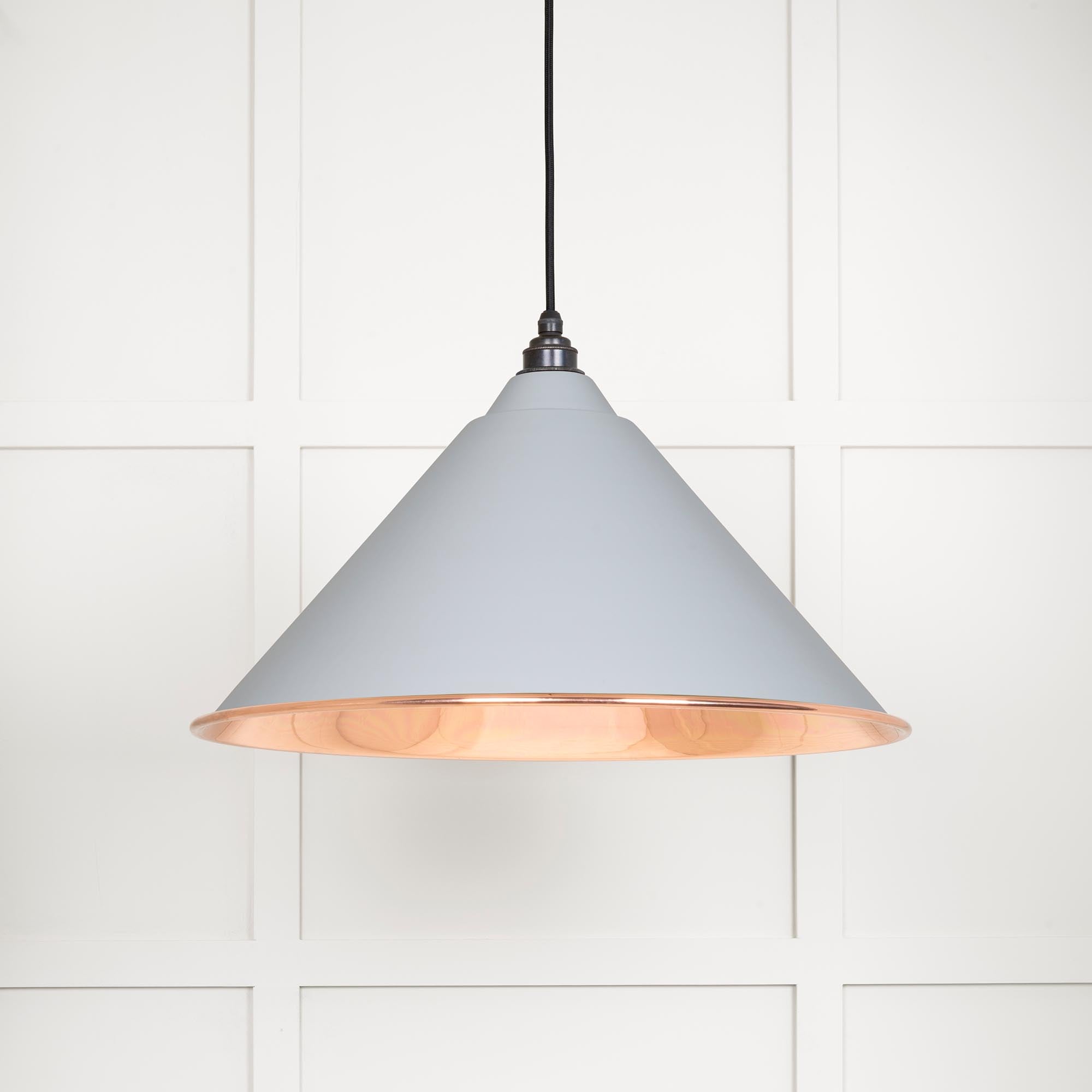 Smooth Copper Hockley Pendant in Birch | From The Anvil - Hockley - From The Anvil - Yester Home