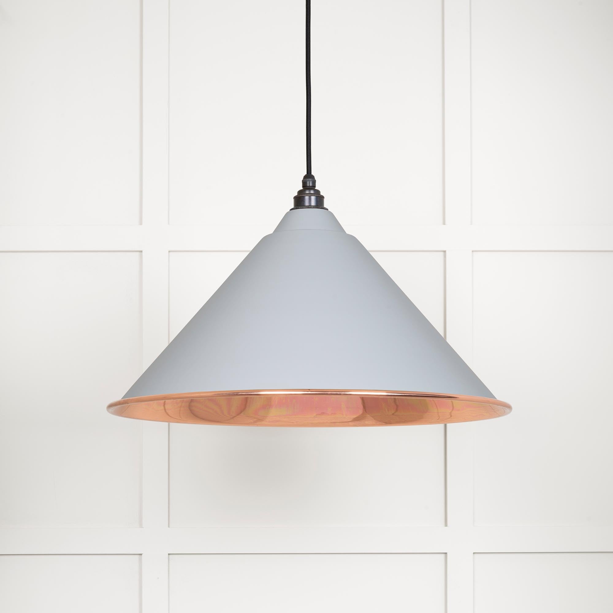 Smooth Copper Hockley Pendant in Birch | From The Anvil - Hockley - From The Anvil - Yester Home