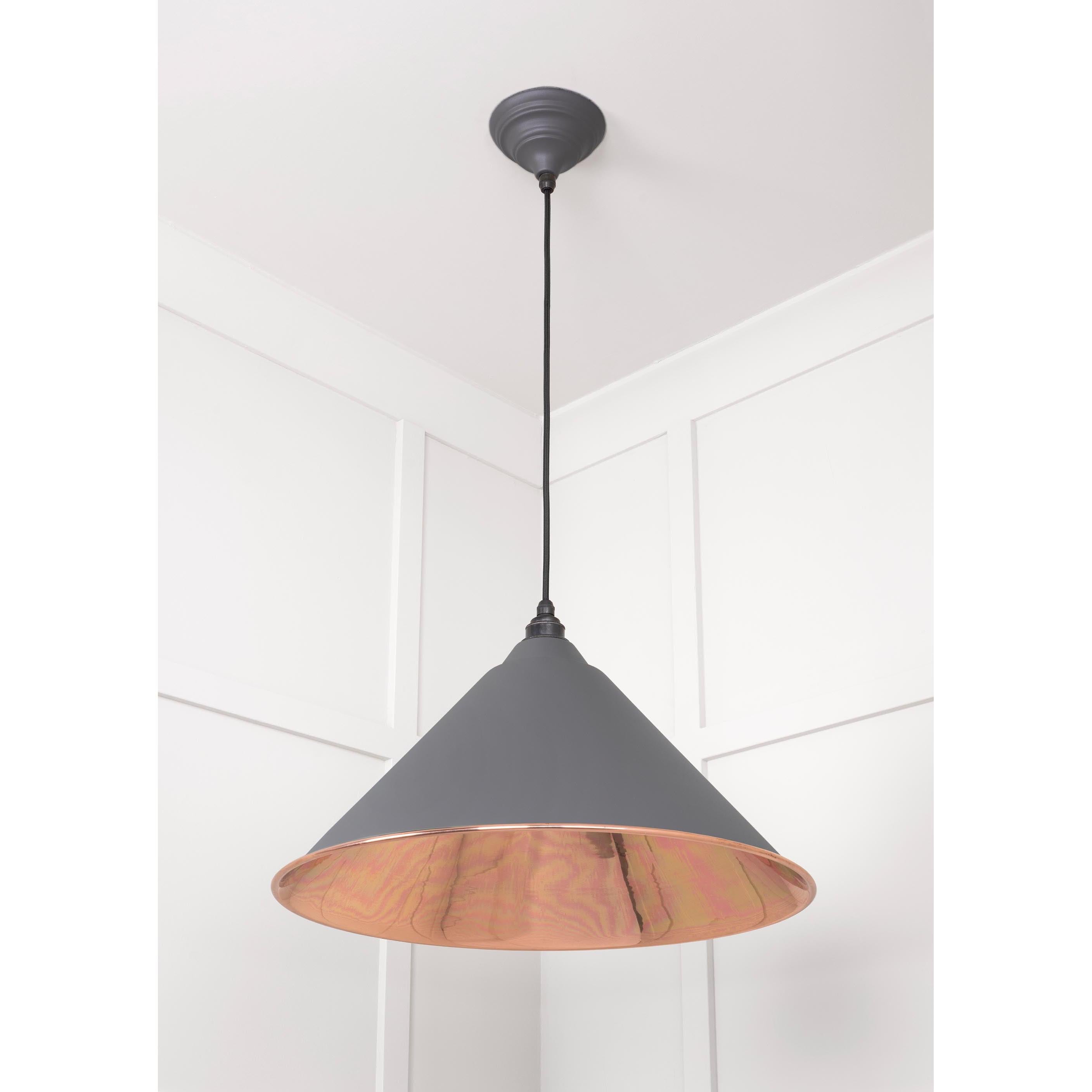 Smooth Copper Hockley Pendant in Bluff | From The Anvil - Hockley - From The Anvil - Yester Home