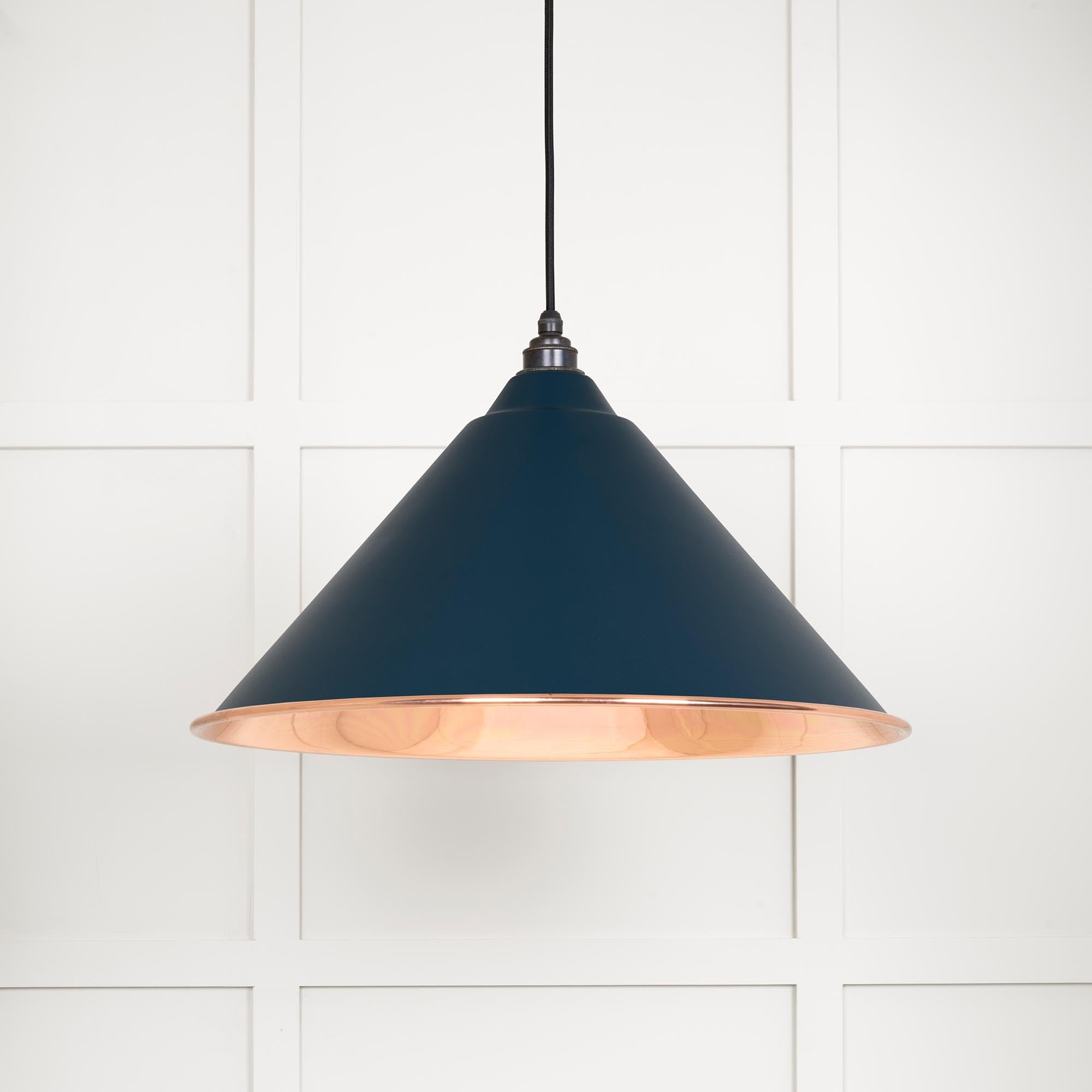 Smooth Copper Hockley Pendant in Dusk | From The Anvil - Hockley - From The Anvil - Yester Home