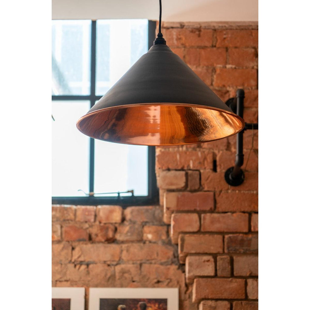 Smooth Copper Hockley Pendant in Dusk | From The Anvil