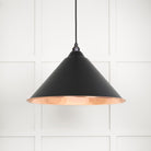 Smooth Copper Hockley Pendant in Elan Black | From The Anvil - Hockley - From The Anvil - Yester Home