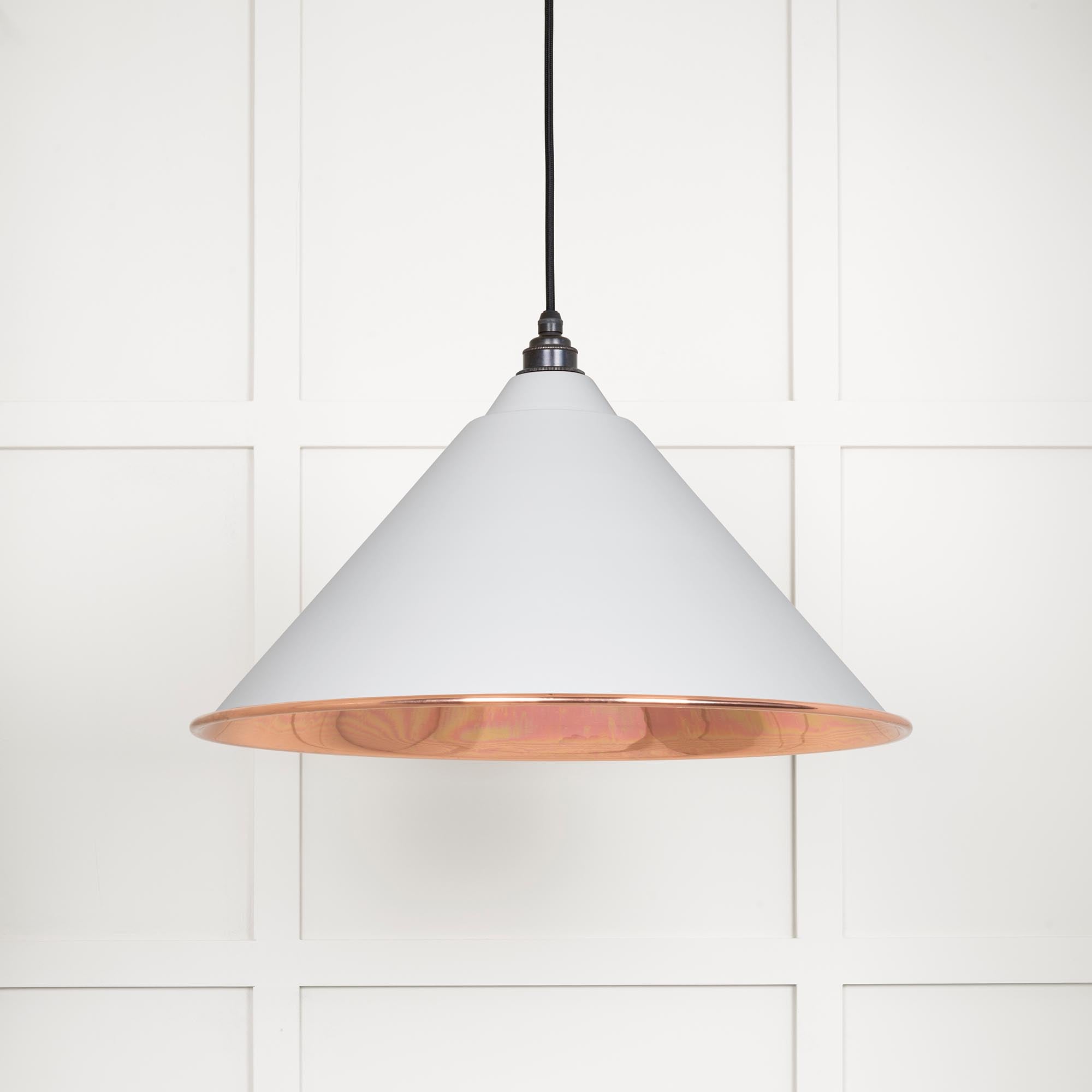 Smooth Copper Hockley Pendant in Flock | From The Anvil - Hockley - From The Anvil - Yester Home