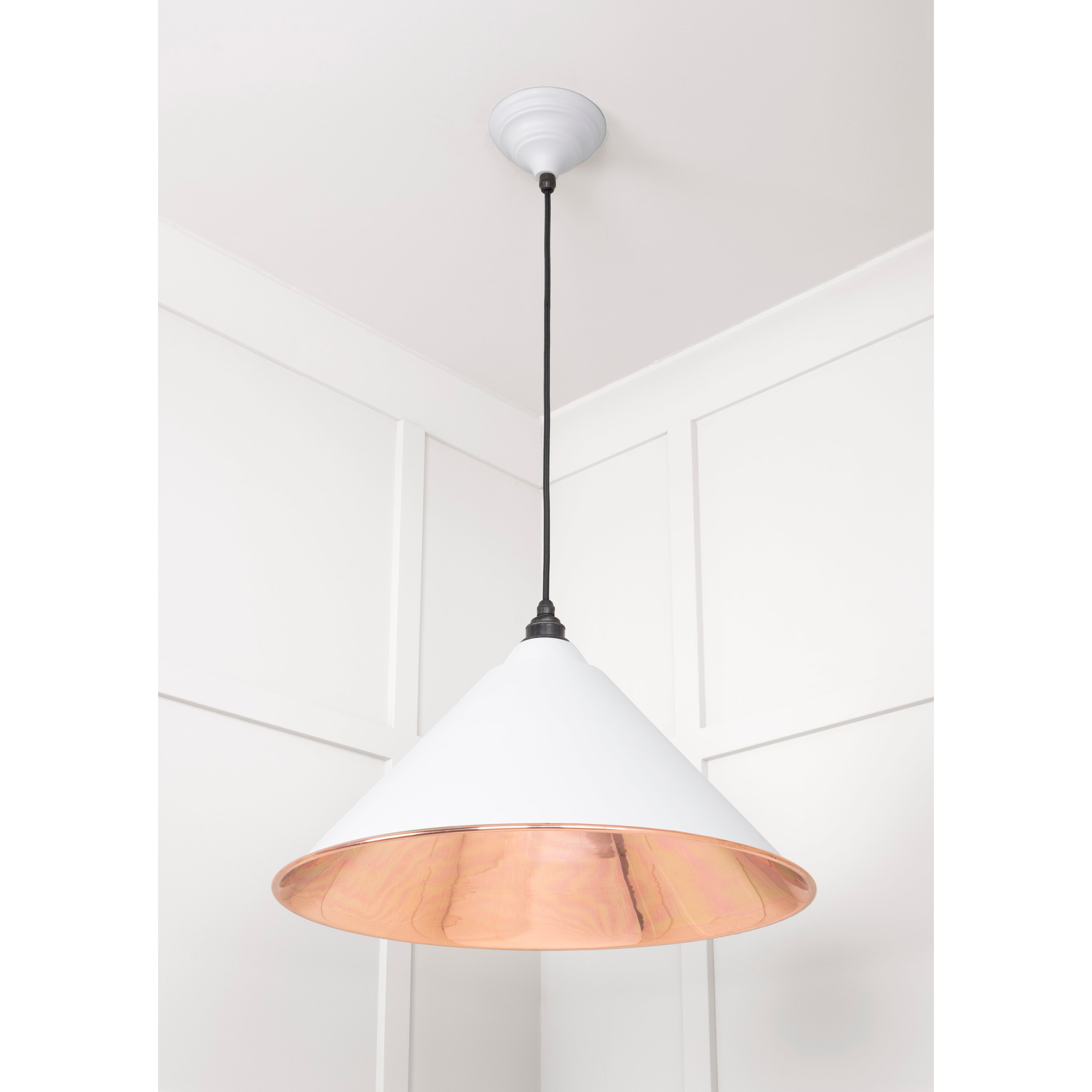 Smooth Copper Hockley Pendant in Flock | From The Anvil-Hockley-Yester Home
