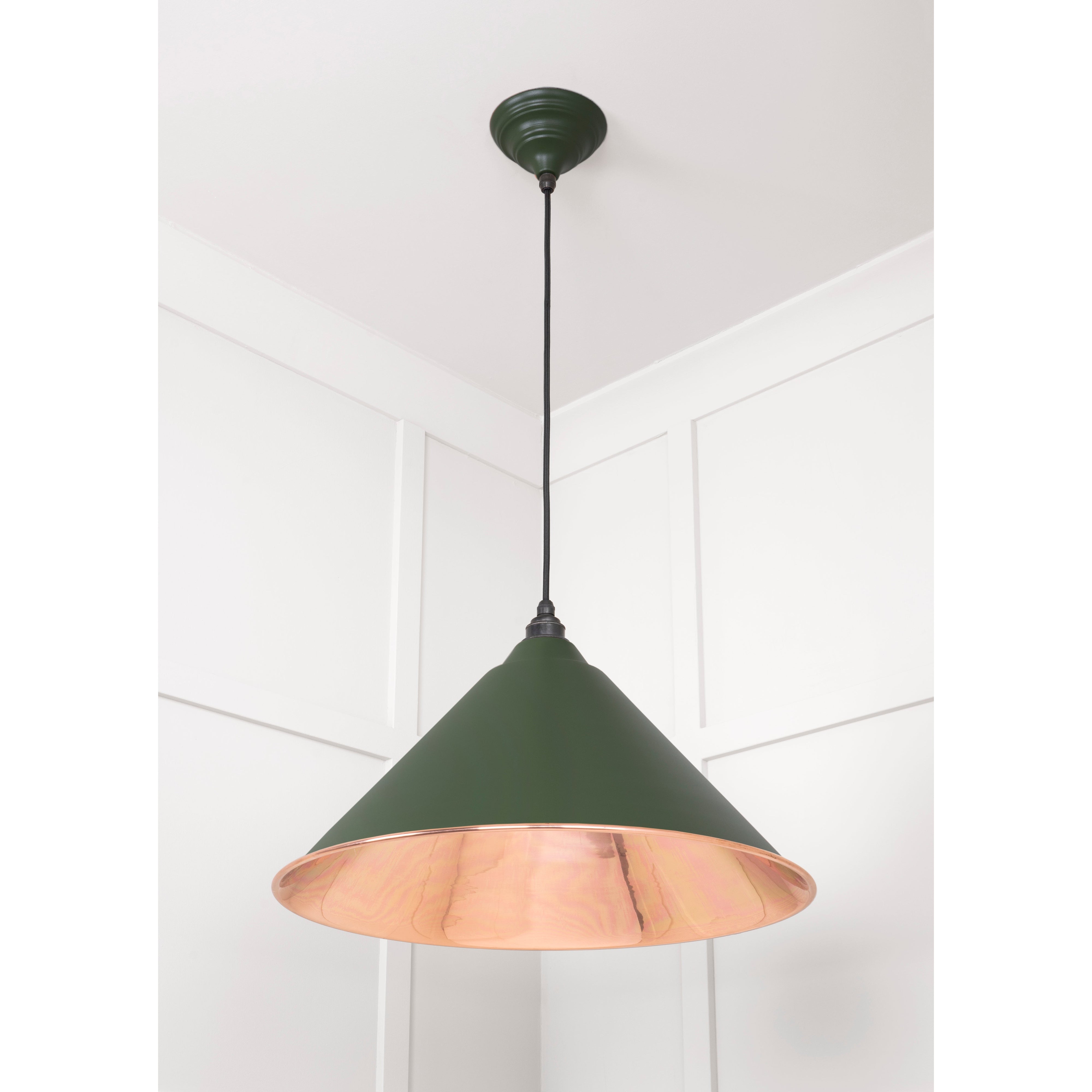 Smooth Copper Hockley Pendant in Heath | From The Anvil-Hockley-Yester Home