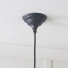 Smooth Copper Hockley Pendant in Slate | From The Anvil-Hockley-Yester Home