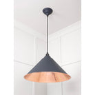 Smooth Copper Hockley Pendant in Slate | From The Anvil - Hockley - From The Anvil - Yester Home