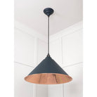Smooth Copper Hockley Pendant in Soot | From The Anvil-Hockley-Yester Home