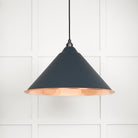 Smooth Copper Hockley Pendant in Soot | From The Anvil - Hockley - From The Anvil - Yester Home