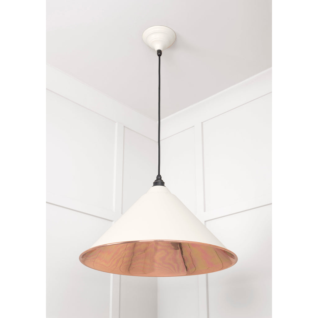 Smooth Copper Hockley Pendant in Teasel | From The Anvil
