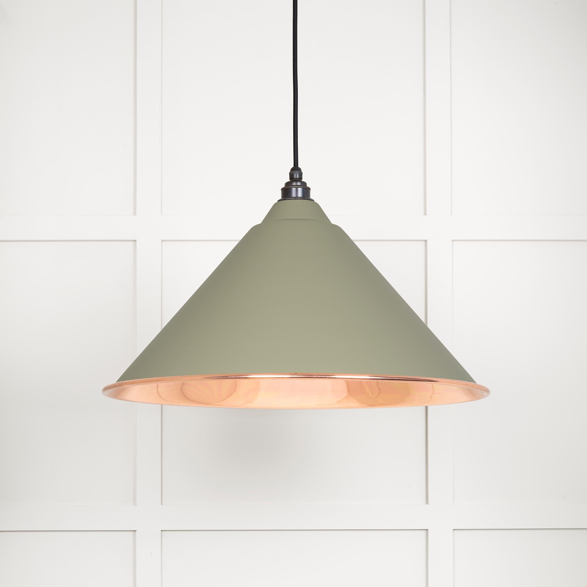 Smooth Copper Hockley Pendant in Tump | From The Anvil - Hockley - From The Anvil - Yester Home